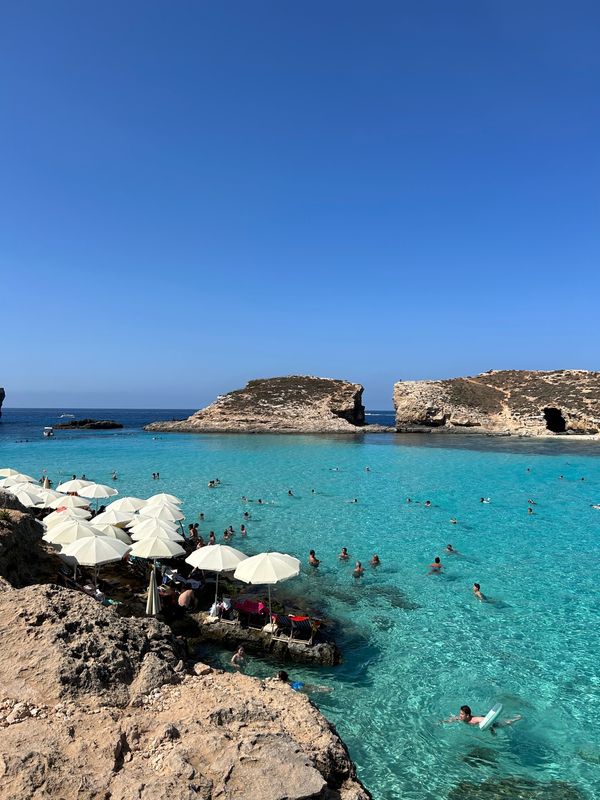 トルコ・イスタンブール「マルタ、トルコ」の写真：ゴゾ島のブルーラグーン