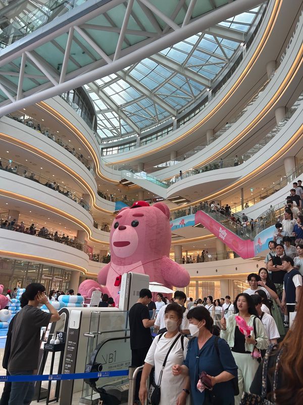 大韓民国 (韓国)・ソウル「初の韓国一人旅」の写真：本当に観光客が来ないショッピングモールへ。