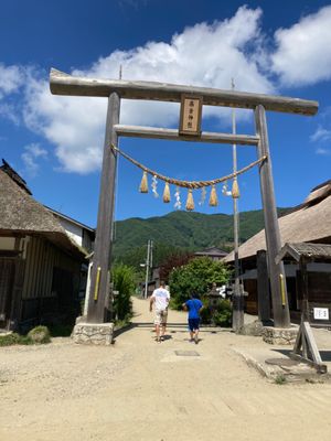 大内宿に行きました。なかなか良い雰囲気。