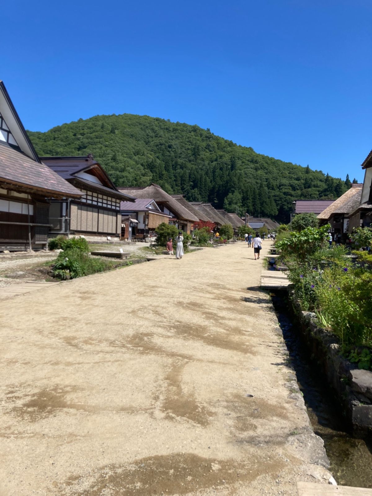 大内宿に行きました。なかなか良い雰囲気。