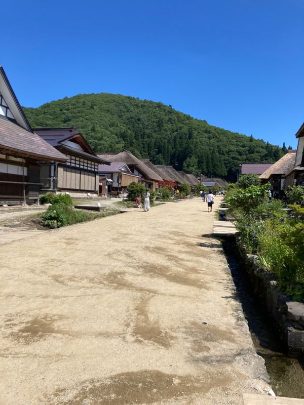 日本・福島県「会津の旅」の写真：大内宿に行きました。なかなか良い雰囲気。
