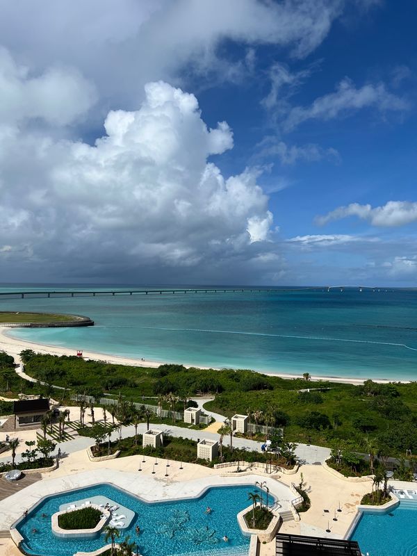 日本・沖縄県「初、宮古島 台風11号」の写真