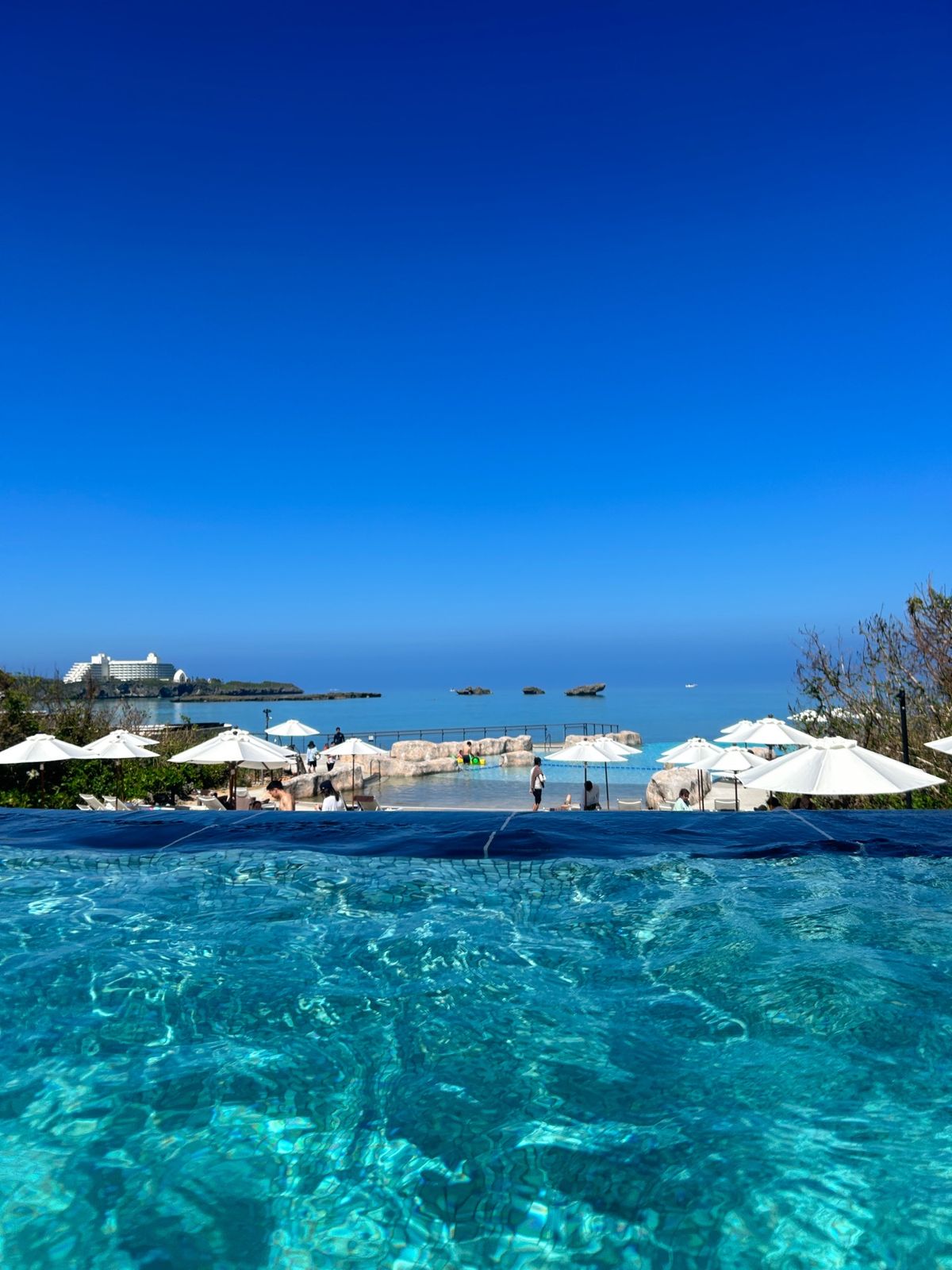 瀬底ビーチ、ヒルトン瀬底でのサンセット、ハイアットリージェンシー瀬良垣のプ...