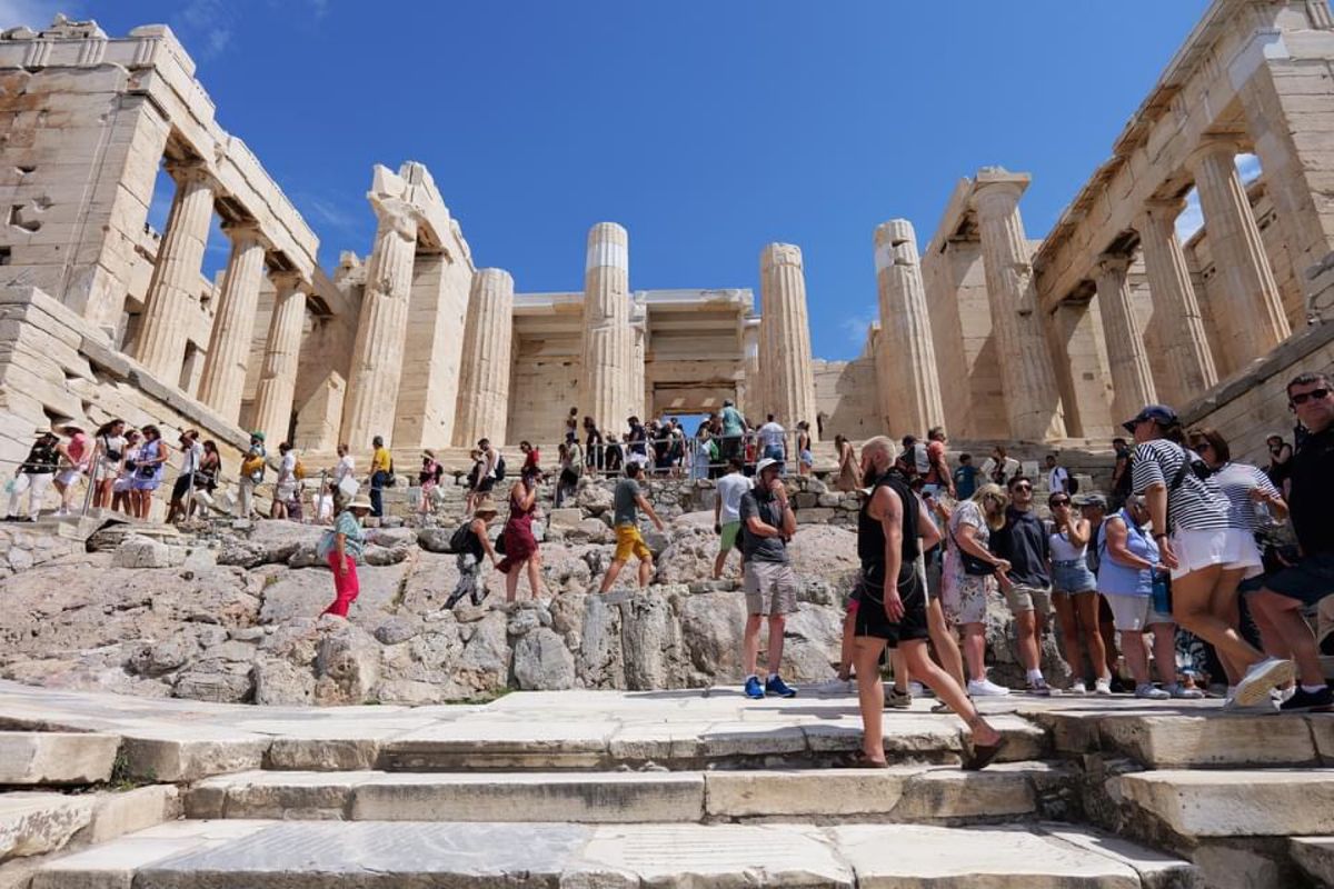 パルテノン神殿の入り口