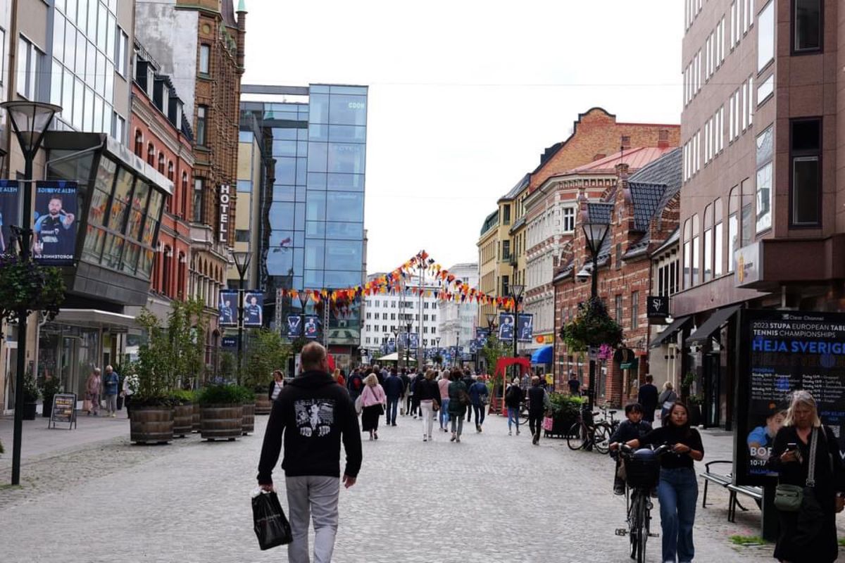 マルメの町のストリート