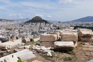 アクロポリスから眺めるアテネの街並み