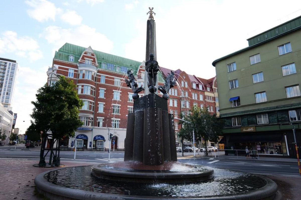 マルメの町の建物