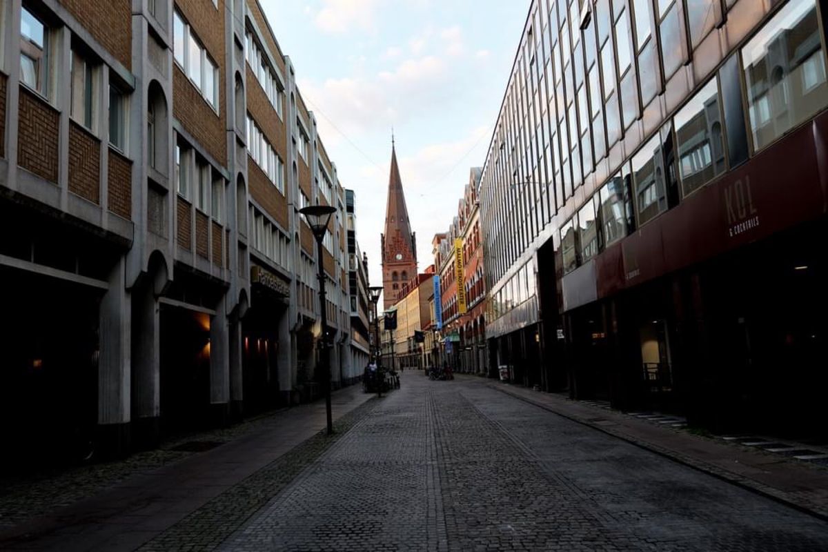 マルメの町のストリート