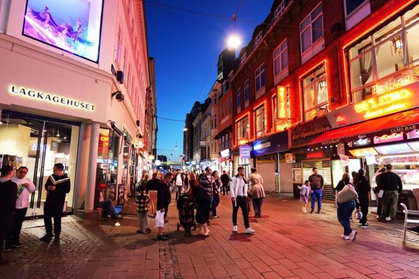 スウェーデン・マルメ「夏休みギリシャ旅」の写真：コペンハーゲンのストリート