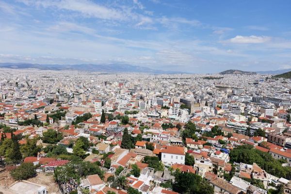 スウェーデン・マルメ「夏休みギリシャ旅」の写真：アクロポリスから眺めるアテネの街並み