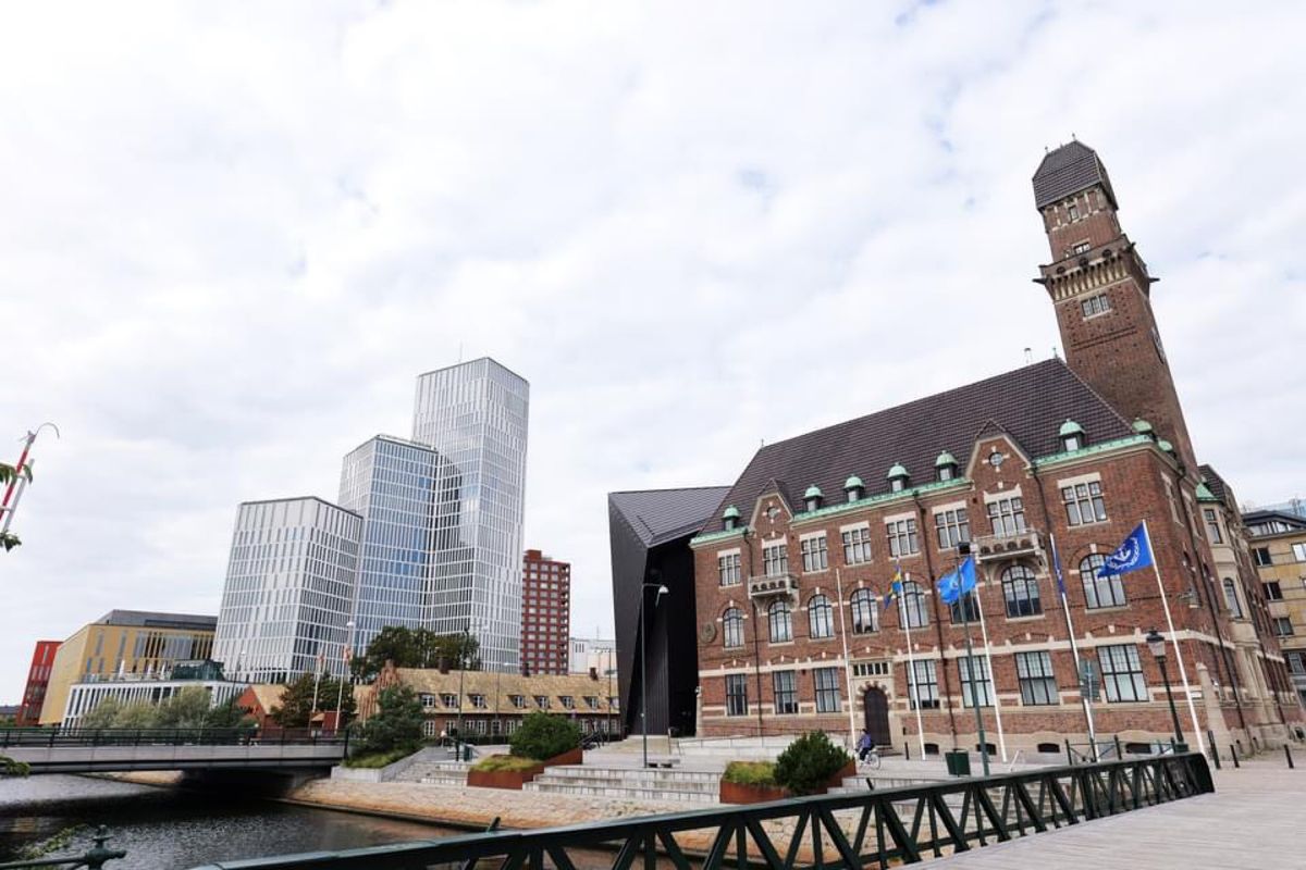 マルメの町の新市街