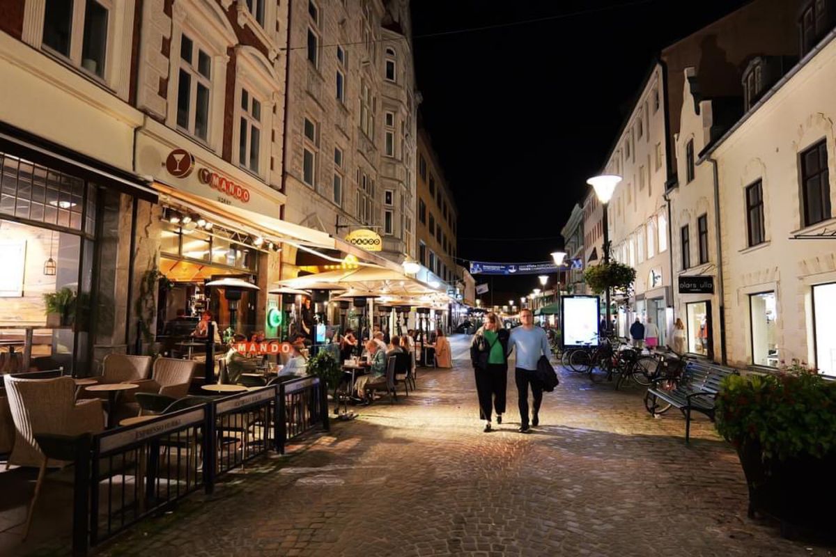 マルメの町のストリート