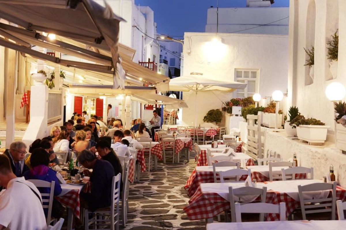 ミコノスの街並み