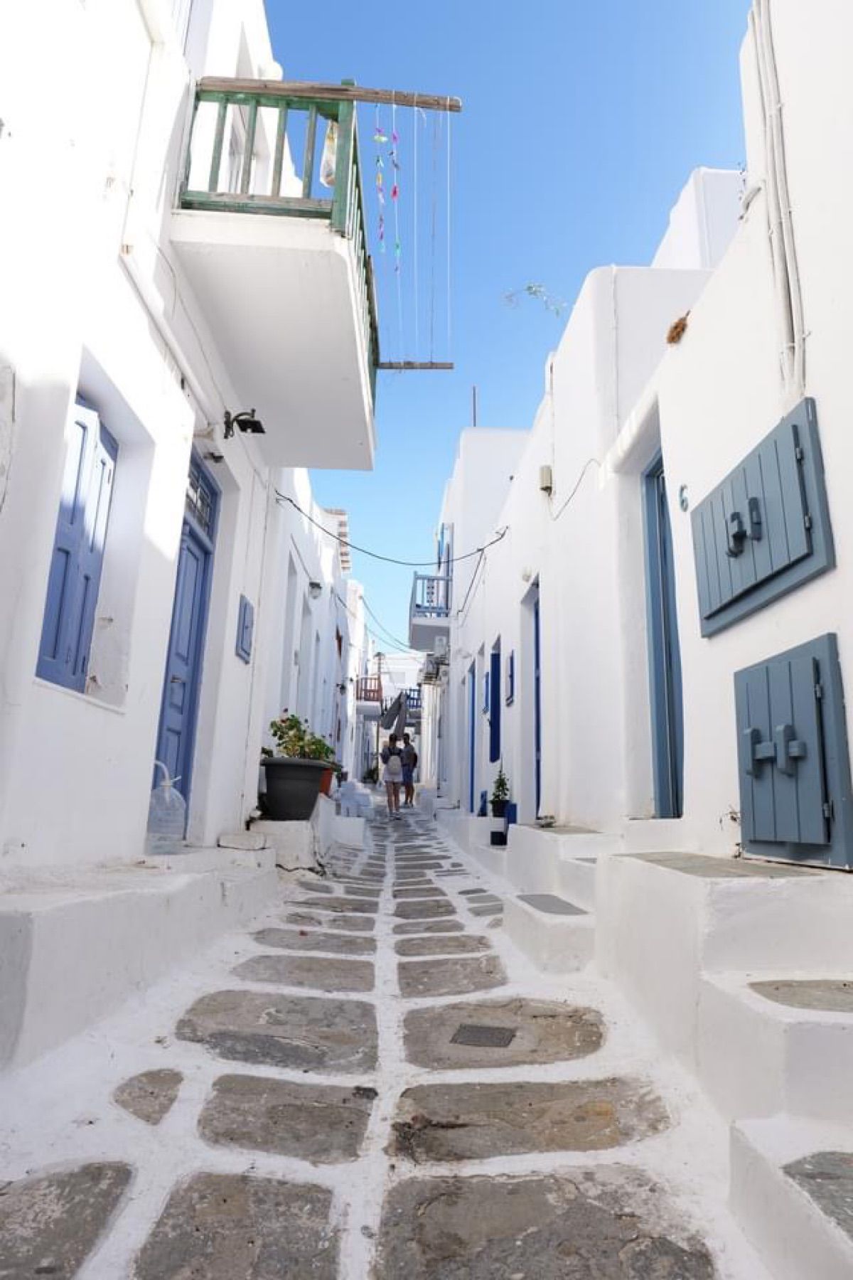 ギリシャのミコノス島の街並み