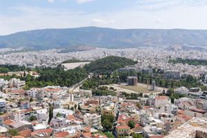 アクロポリスから眺めるアテネの街並み