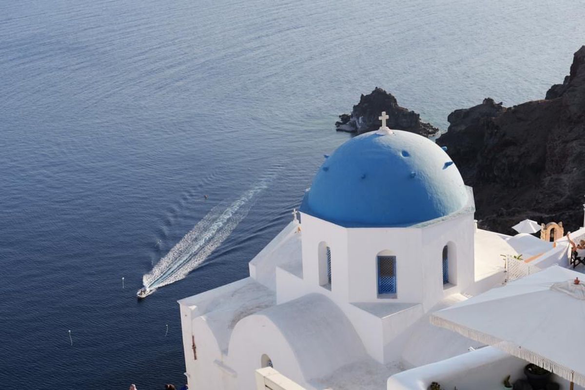 サントリーニ島のシンボル