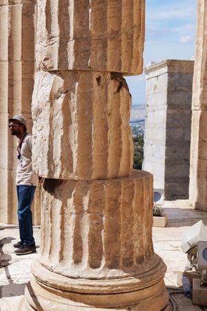 パルテノン神殿の入り口