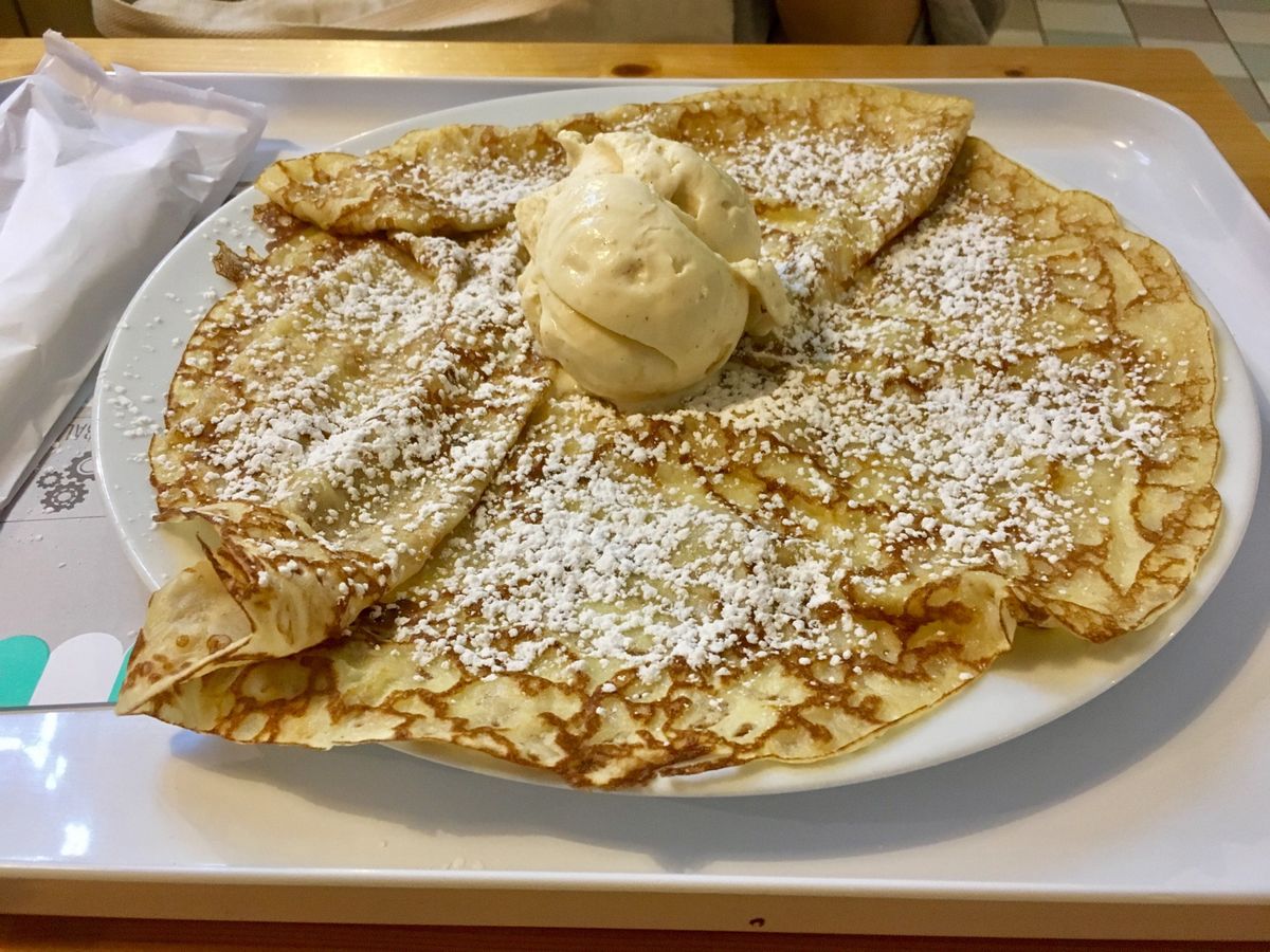 晩御飯を食べた後は甘いものを😊