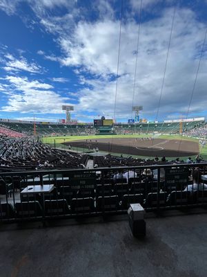 帰省する日は決まっていたので、甲子園の抽選会前に、10日でチケット取ってい...