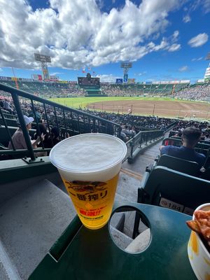 帰省する日は決まっていたので、甲子園の抽選会前に、10日でチケット取ってい...