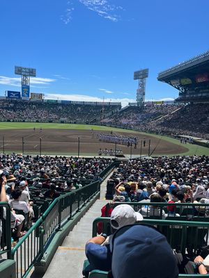 帰省する日は決まっていたので、甲子園の抽選会前に、10日でチケット取ってい...