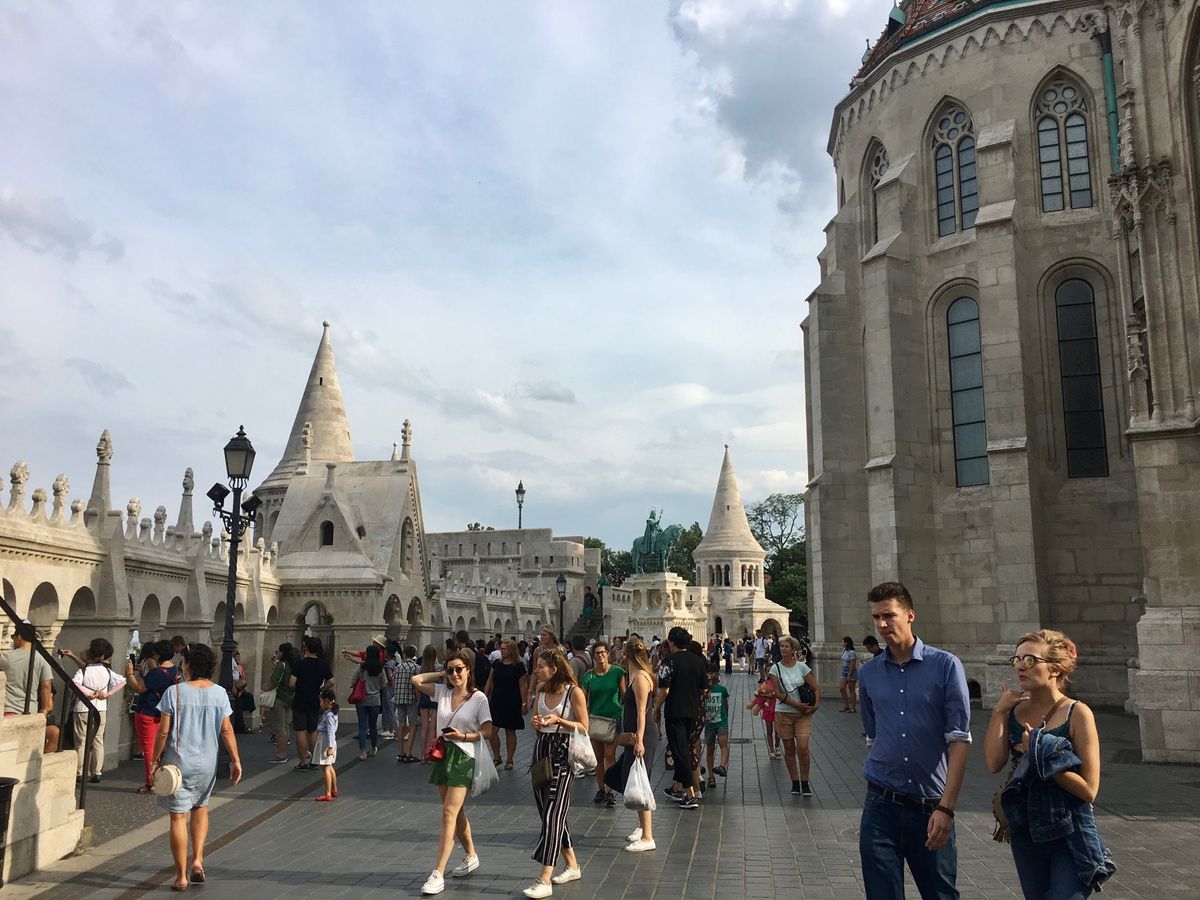 ブダ城近くにある漁夫の砦