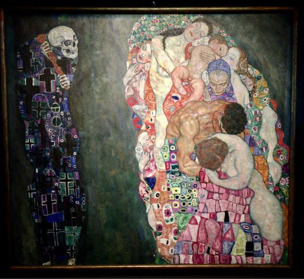 オランダ・スキポール「NRT ✈︎ HKG ✈︎ MPX ✈︎ VIE 🚇 BUD ✈︎ AMS ✈︎ HKG ✈︎ NRT 」の写真：クリムト生と死。
これが見たくてやってき...