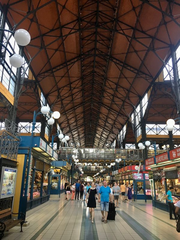 オランダ・スキポール「NRT ✈︎ HKG ✈︎ MPX ✈︎ VIE 🚇 BUD ✈︎ AMS ✈︎ HKG ✈︎ NRT 」の写真：中央市場。