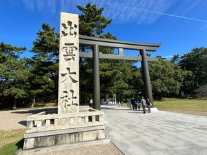 出雲大社と出雲そば