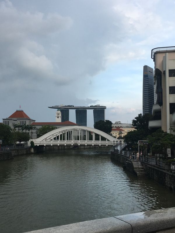 シンガポール・マーライオン「シンガポール旅行」の写真