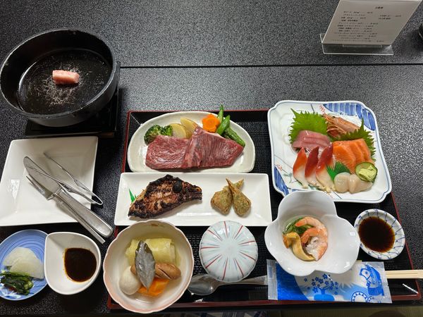 日本・青森「夏旅2023国道4号で青森を目指す！」の写真：今日の宿は盛岡つなぎ温泉の民宿、山新さん...