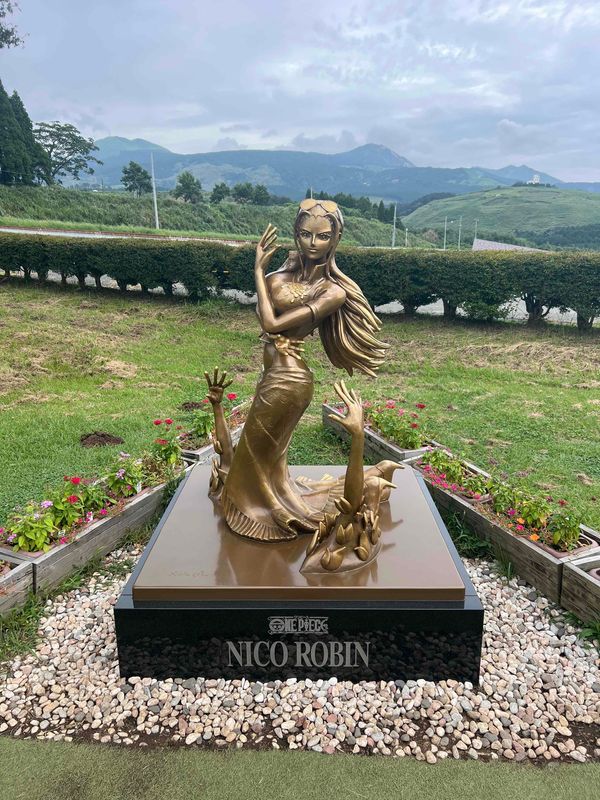 「熊本　ロビン像」の写真