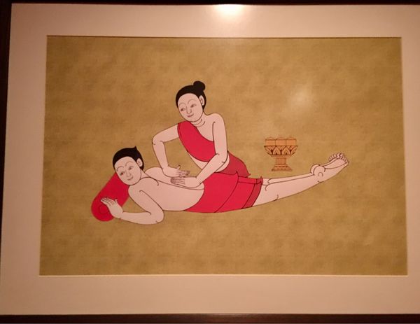 香港・跑馬地 Happy Valley「NRT ✈︎ HKG ✈︎ BKK ✈︎ HKG ✈︎ NRT」の写真：カナダ人妻がマッサージを予約してくれました。