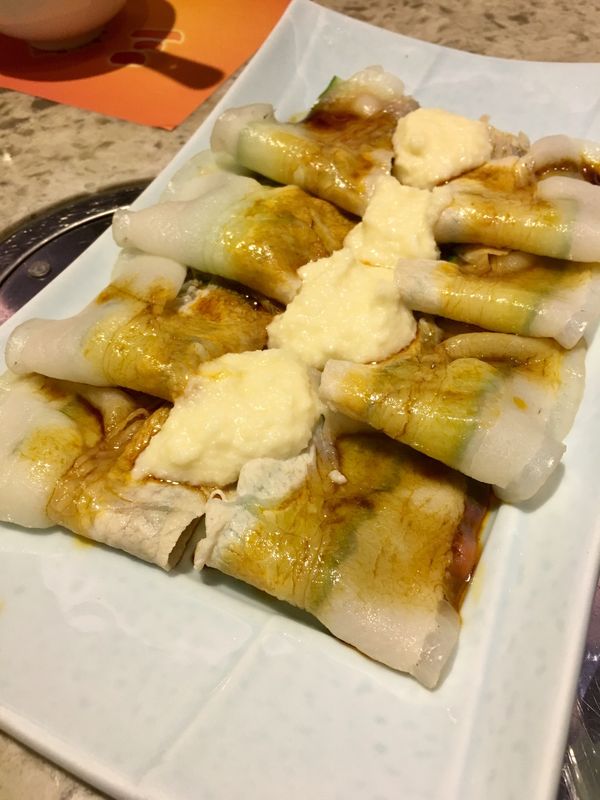 香港・跑馬地 Happy Valley「NRT ✈︎ HKG ✈︎ BKK ✈︎ HKG ✈︎ NRT」の写真：当時、1番のお気に入りの四川料理店にて。