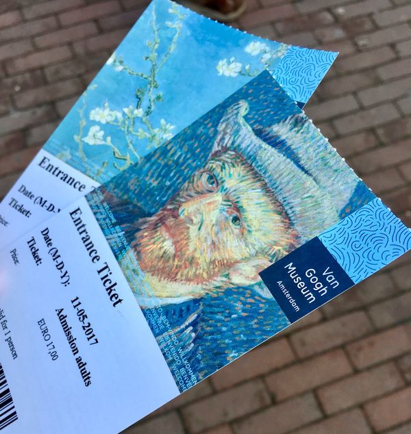 オランダ・アムステルダム「NRT ✈︎ HKG ✈︎ FRA ✈︎ AMS ✈︎ BCN ✈︎ FCO ✈︎ HKG ✈︎ NRT」の写真：ゴッホ美術館