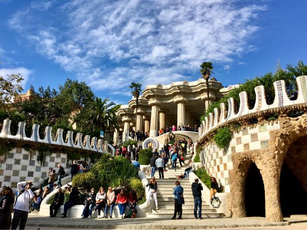 オランダ・アムステルダム「NRT ✈︎ HKG ✈︎ FRA ✈︎ AMS ✈︎ BCN ✈︎ FCO ✈︎ HKG ✈︎ NRT」の写真：この日は朝からグエル公園へ。