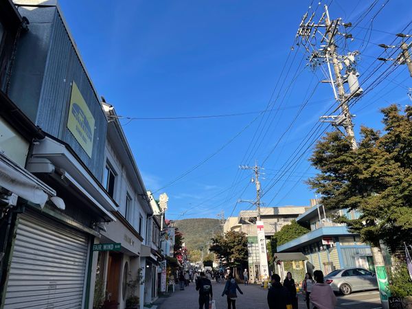 日本・軽井沢「秋の信州。小諸・佐久・軽井沢」の写真：小諸から軽井沢へ。旧軽井沢のメインストリ...