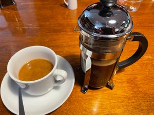 そして丸山珈琲でコーヒーを。ここのコーヒーは美味しい。