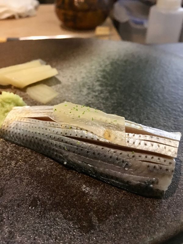 香港・跑馬地 Happy Valley「HND ✈︎ HKG ✈︎ NRT」の写真：初日の夜は鮨