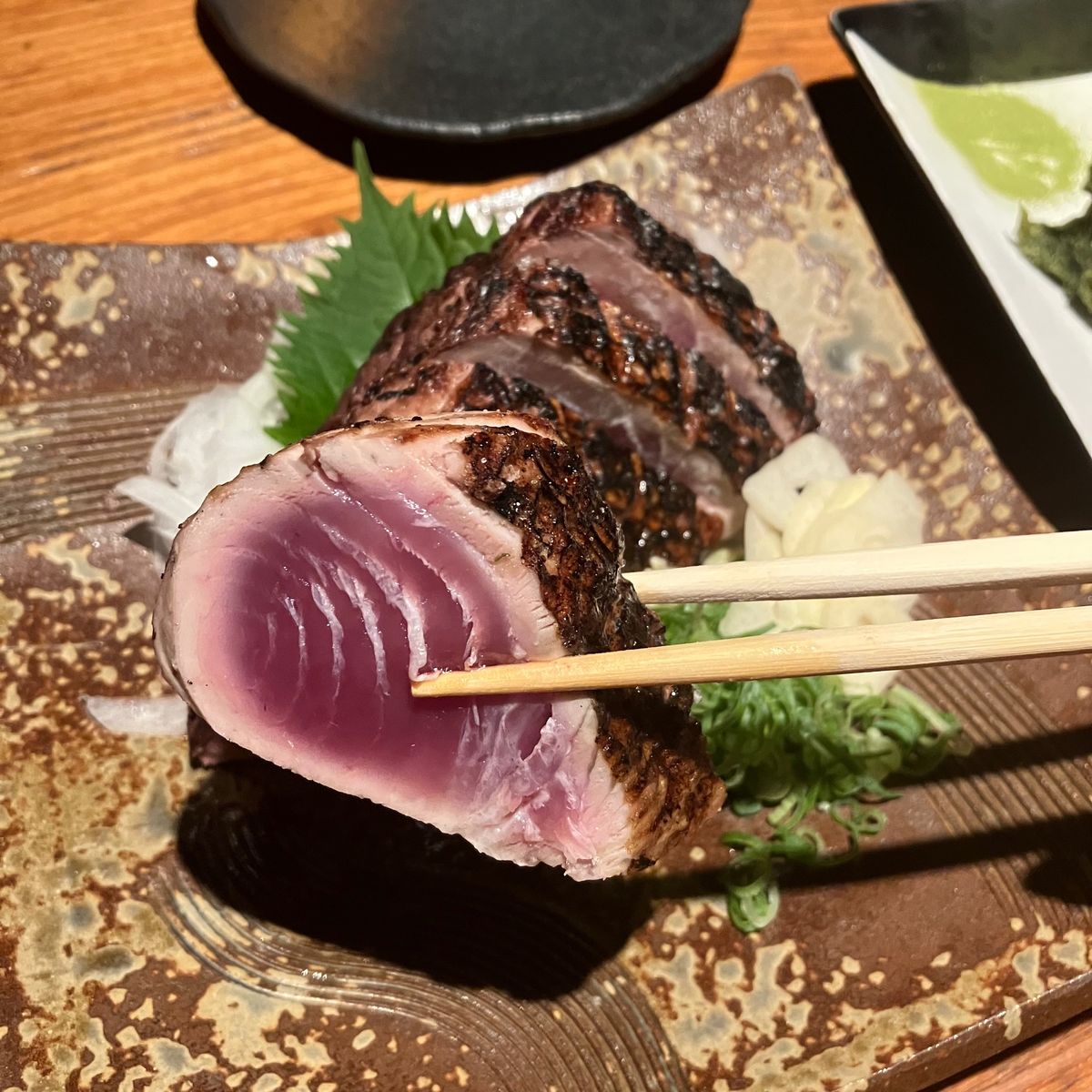 この旅行で食べたもの。
ほぼ魚。
かつおのたたき。
縞鯵。
かつおのおさし...