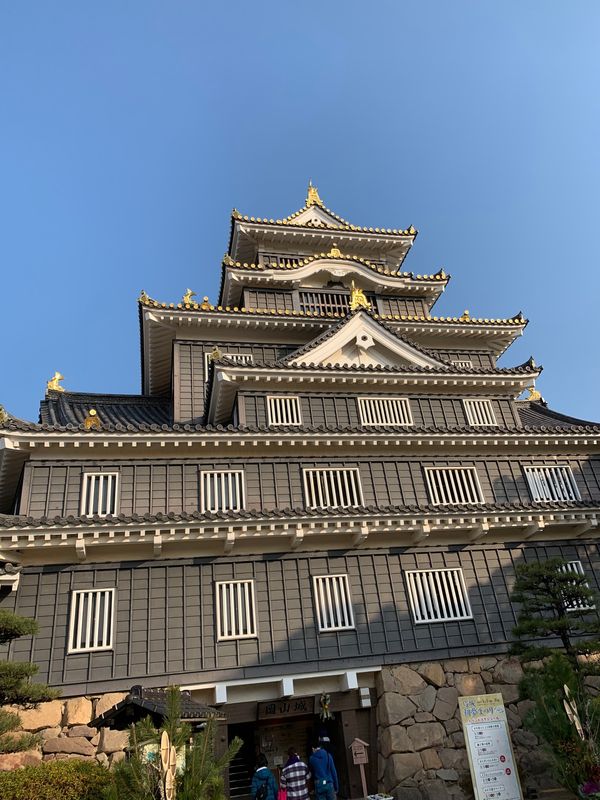 日本・山口県「年末旅行」の写真：力尽きて岡山県泊、誘われて鳥取金持神社