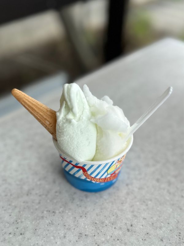 日本・松山市「広島しまなみ愛媛の旅」の写真：生口島のジェラート