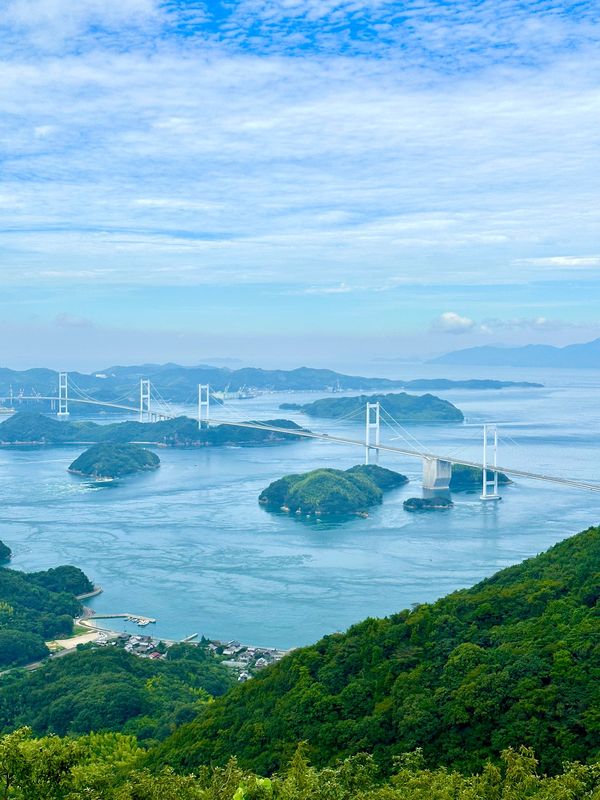 日本・松山市「広島しまなみ愛媛の旅」の写真：亀老山展望公園