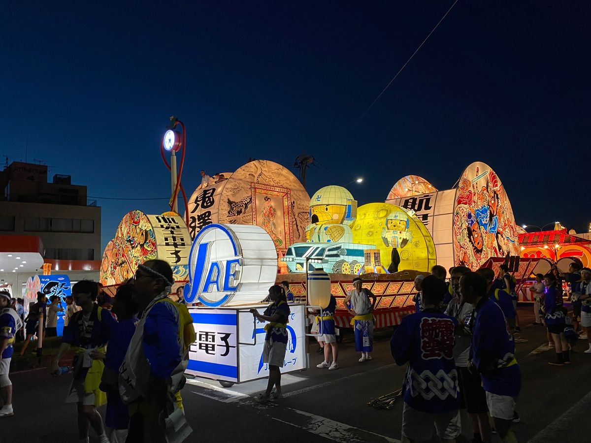 激アツのねぷた祭り。コロナも明けて皆さん張り切っておられました。