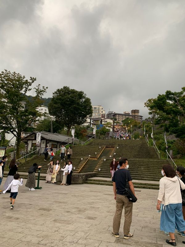 日本・栃木県「日光から群馬」の写真：伊香保温泉