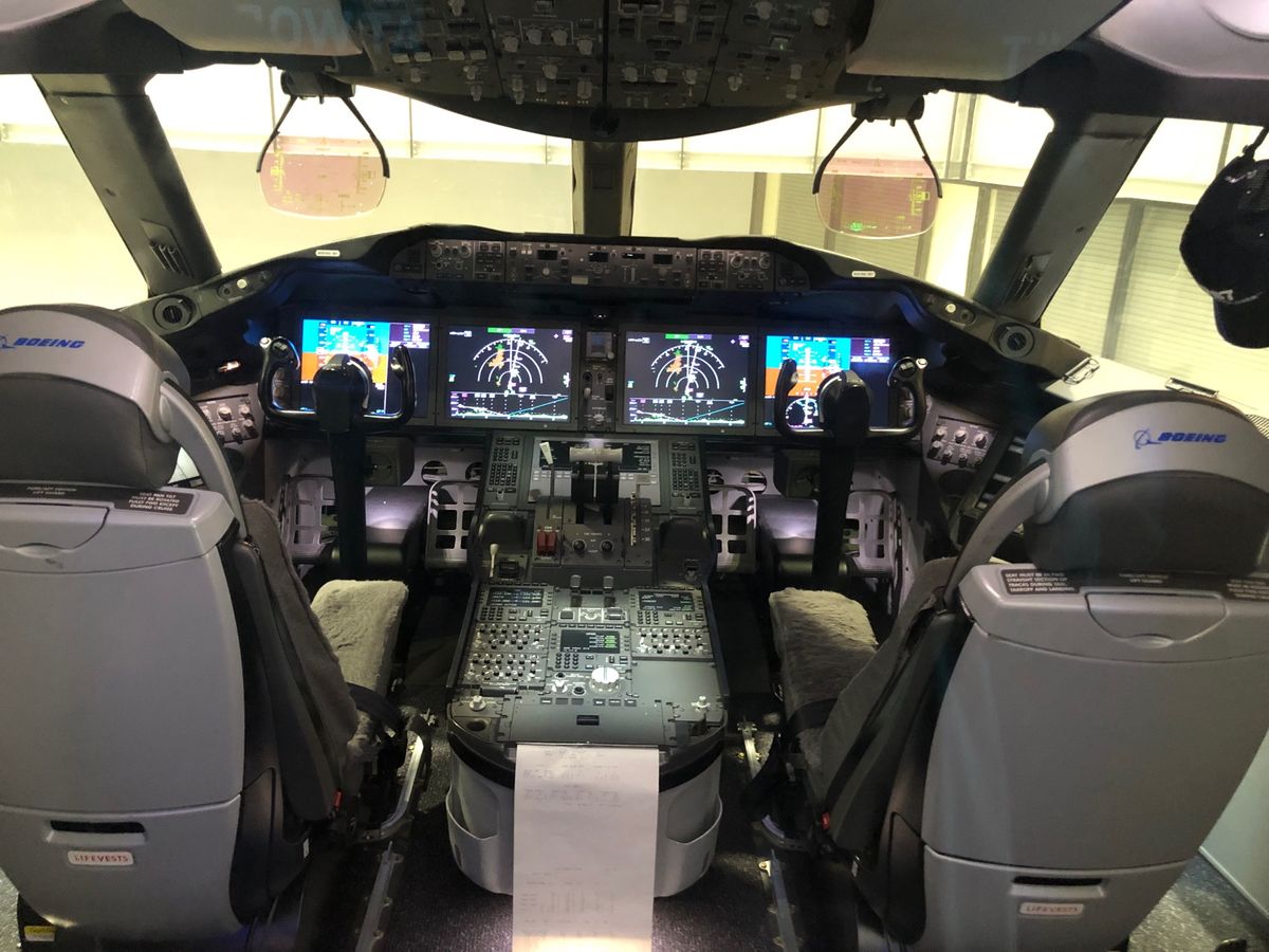 Boeing号！！
近いっ！