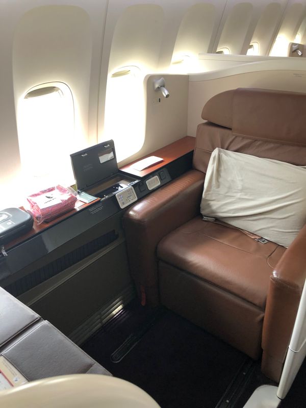 アメリカ(米国)・ニューヨーク「2022.04 ORD.MIA.JFK」の写真：いつものシートに着座
やっぱりココよね
...