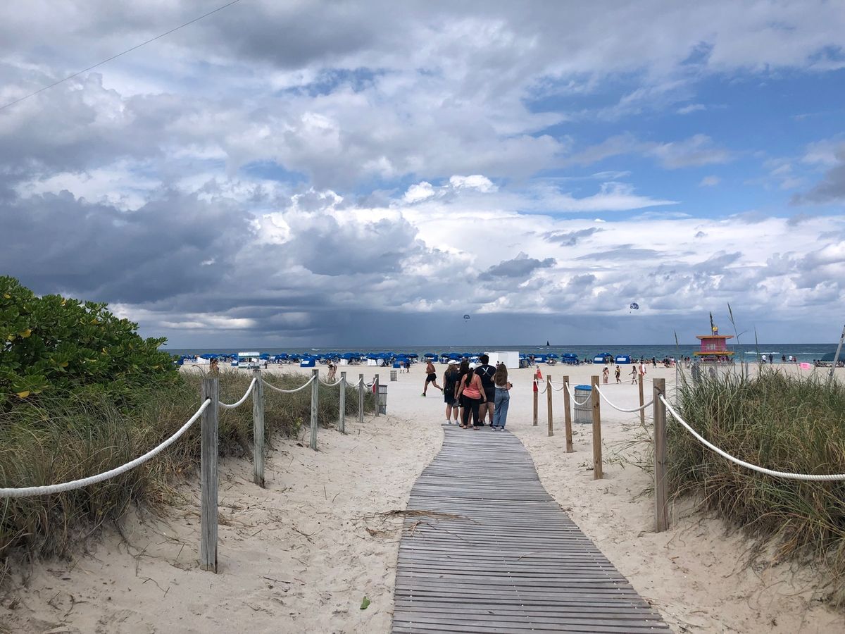 とりあえずビーチへ
マイアミビーチ🏖️