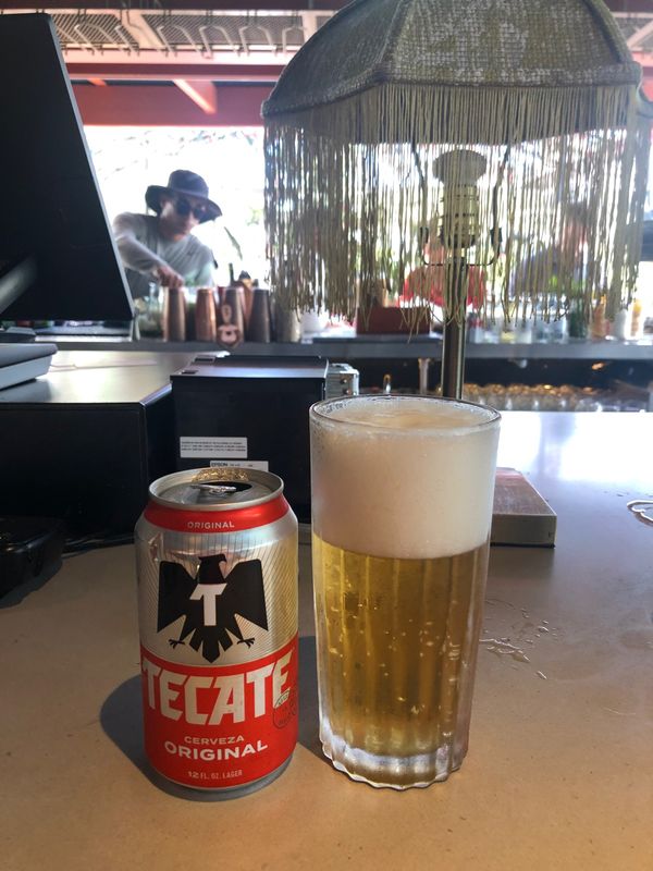 アメリカ(米国)・ニューヨーク「2022.04 ORD.MIA.JFK」の写真：ホテルのバーで
テカテがあったのでオーダ...