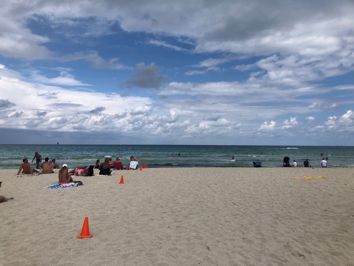 とりあえずビーチへ
マイアミビーチ🏖️
